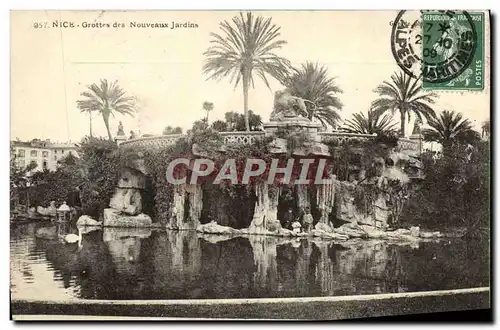 Cartes postales Nice Grottes de Nouveaux Jardins