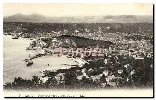 Cartes postales Nice Panorama pris du Mont Boron