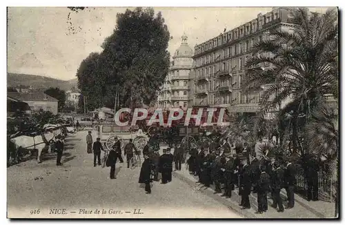 Cartes postales Nice Place de la Gare