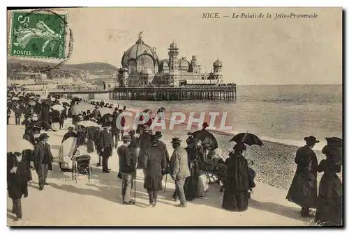 Cartes postales Nice La Palais de la Jetee Promenade