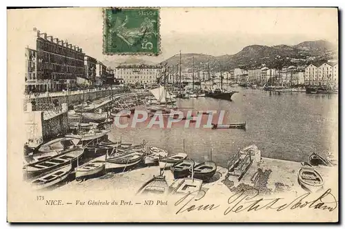 Cartes postales Nice Vue Generale du Port Bateaux