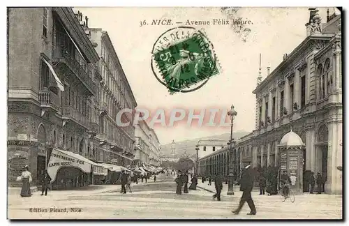 Cartes postales Nice Avenue Felix Faure