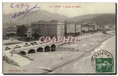 Cartes postales Nice Quai du Midi