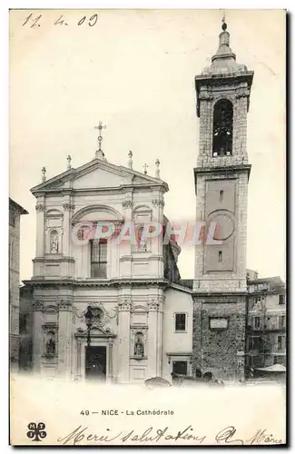 Cartes postales Nice La Cathedrale