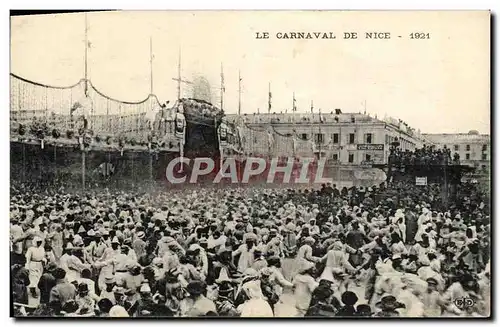 Cartes postales Le Carnaval de Nice 1921