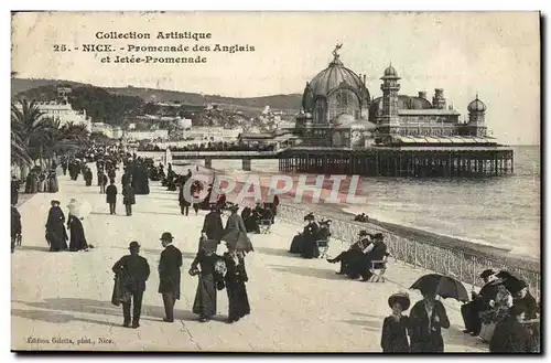 Ansichtskarte AK Nice Promenade des Angalis et Jetee Promenade