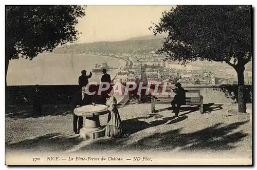 Cartes postales Nice La Plate Forme du Chateau