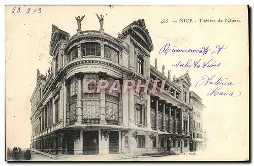 Cartes postales Nice Theatre de l&#39Opera