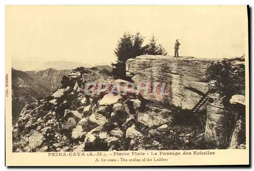 Cartes postales Peira Cava Pierre Plate Le Passage des Echelles