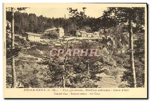 Cartes postales Peira Cava Vue generale Station estivale Cure d&#39air