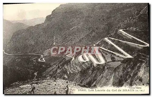 Ansichtskarte AK Les Lacets du Col de Braus