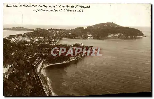 Ansichtskarte AK Environs de Beaulieu Le Cap Ferrat et la pointe St Hospice