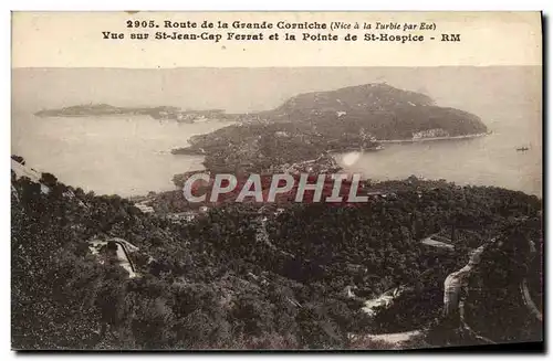 Cartes postales St Jean Cap Ferrat et la Pointe de St Hospice