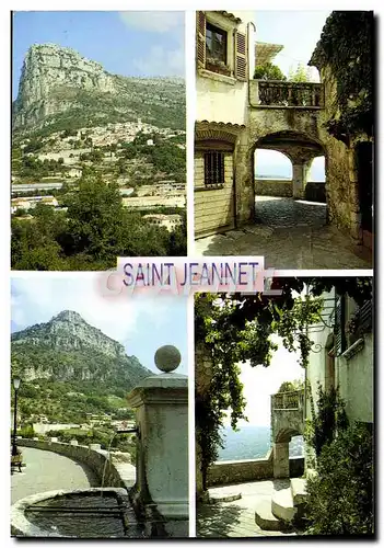 Cartes postales moderne Saint Jeannet Panorama Vue generale Baou de la gaude