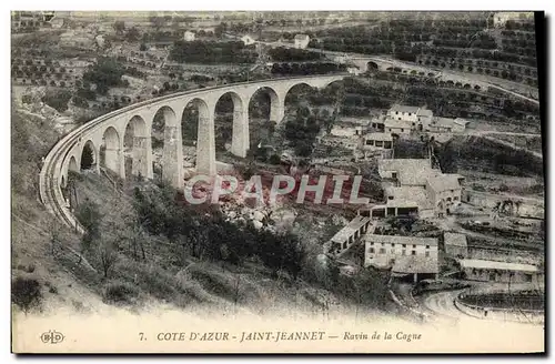 Cartes postales Saint Jeannet Ravin de la Cagne