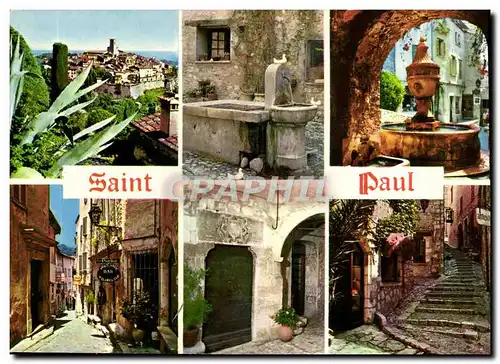 Cartes postales moderne Saint Paul Cote d&#39Azur French Riviera