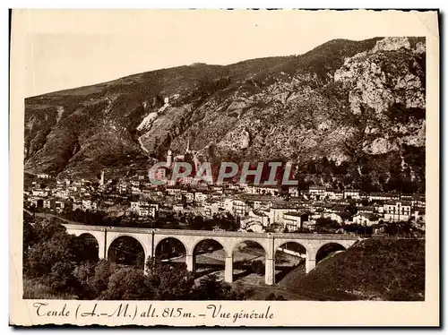 Cartes postales Tende Vue Generale