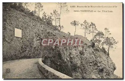 Cartes postales Theoule et le Trayas Route de la nouvelle corniche d&#39or