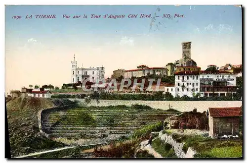 Cartes postales La Turbie Vue sur la Tour d&#39Auguste Cote Nord