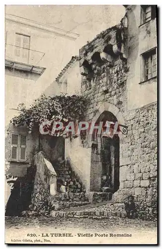 Cartes postales La Turbie Vieille Porte Romaine