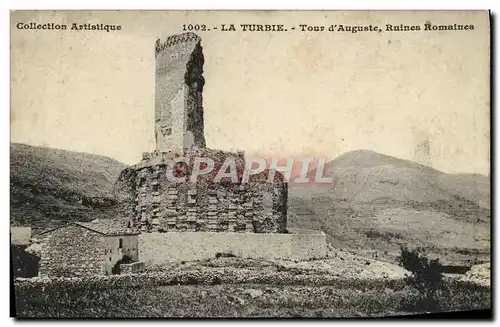 Cartes postales La Turbie Tour d&#39Auguste Ruines Romaines