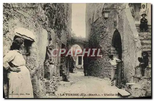 Cartes postales La Turbie Vieille Rue