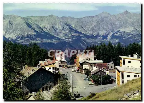 Moderne Karte Valberg Le Centre de la Station Chaine du Saint Honorat Les aiguilles de Pelens