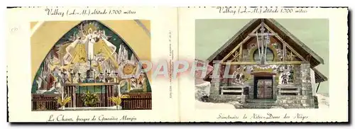 Cartes postales moderne Valberg Sanctuaire de Notre Dame des Neiges