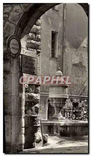 Moderne Karte Vence La Fontaine Du Peyra