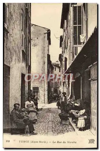 Ansichtskarte AK Vence La Rue du Marche