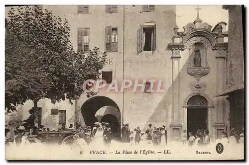 Cartes postales Vence La Place de L&#39Eglise