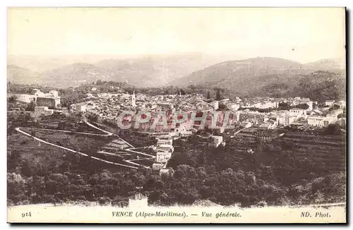 Cartes postales Vence Vue Generale