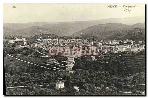 Cartes postales Vence Vue Generale