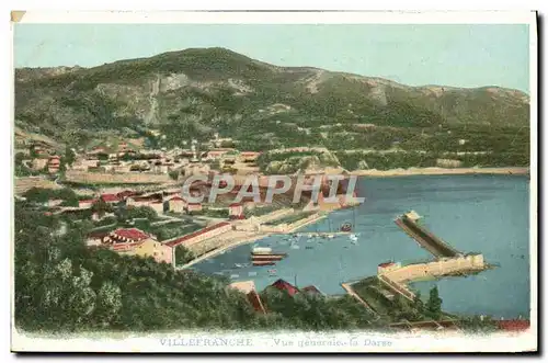 Ansichtskarte AK Villefranche Sur Mer Vue Generale La Darse