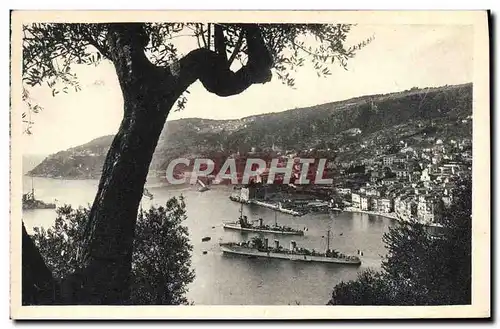 Cartes postales Villefranche La Rade et l&#39Escadre Bateaux