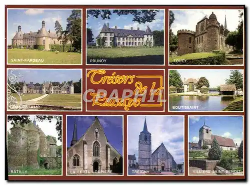 Cartes postales moderne Tresors de la Pusiaye Saint Fargeau Prunoy Toucy Boutissant Ratilly Trigny