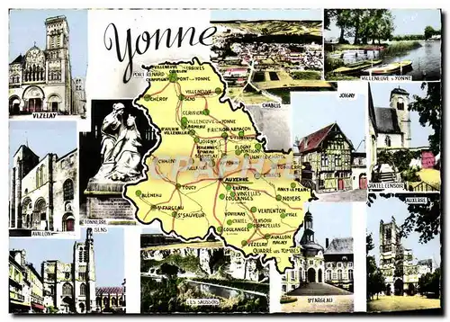 Cartes postales moderne Yonne Auxerre