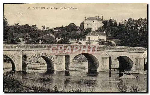 Cartes postales Guillon Le Pont et le Chateau