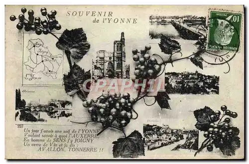 Cartes postales Souvenir de L&#39Yonne