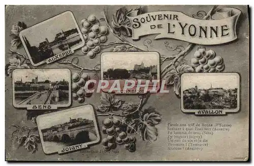 Cartes postales Souvenir de L&#39Yonne