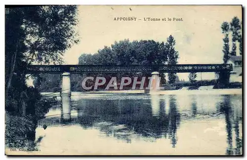 Cartes postales Appoigny L&#39Yonne et le Pont