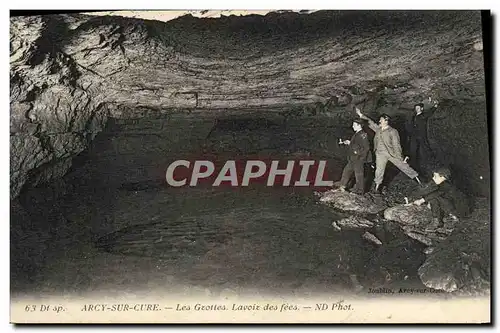 Cartes postales Arcy Sur Cure Les Grottes Lavoir Des Fees