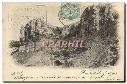 Cartes postales Arcy Sur Cury Environs Saint more le tunnel