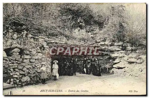 Cartes postales Arcy Sur Cury Entree des Grottes