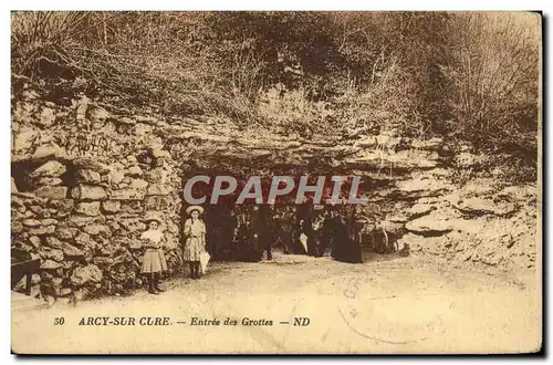 Cartes postales Arcy Sur Cury Entree des Grottes