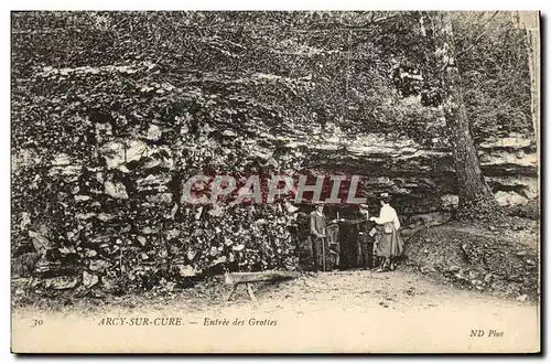 Cartes postales Arcy Sur Cury Entree des Grottes