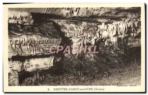 Cartes postales Arcy Sur Cury Grottes