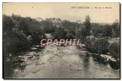 Cartes postales Arcy Sur Cury Vue Sur la Riviere