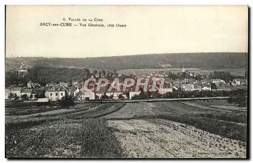 Cartes postales Arcy Sur Cury Vue Generale Cote Ouest