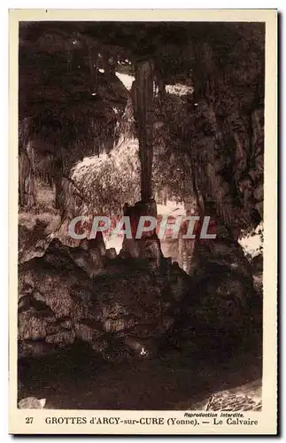 Cartes postales Grottes D&#39Arcy Sur Cury Le Calvaire